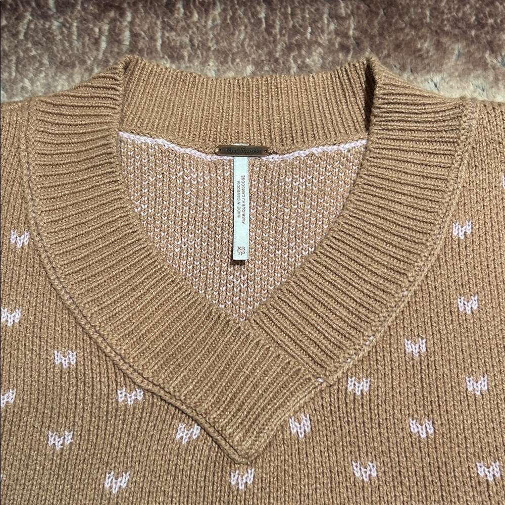 Free People Easy Street Vest Cafe Blossom Combo - Picture 4 of 8